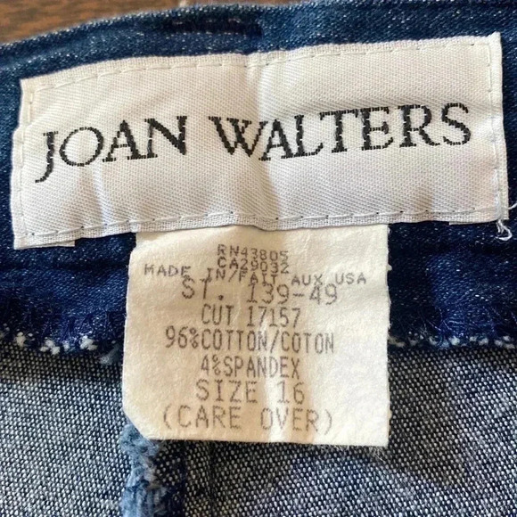 Vintage Joan Walters Denim Dress Pants Size 16 - Picture 4 of 8